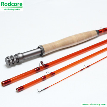 Желтый Yr1004-4 Классический Умеренный Стеклоткарь Fly Rod